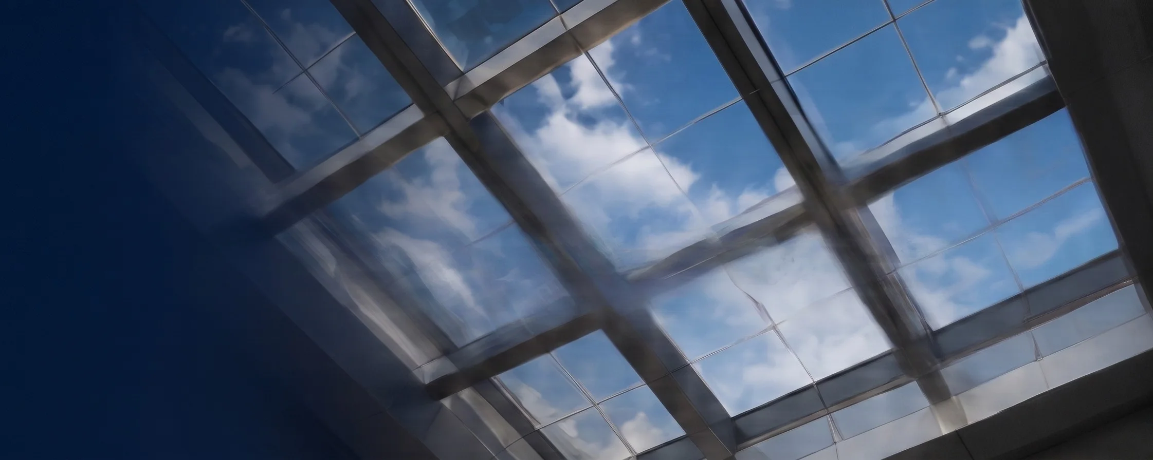 Glass ceiling skylight